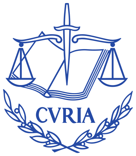 Logo de la cour de justide de l'Union Européenne